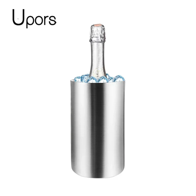 Wine Beer Holder - UPORS 스테인레스 스틸 와인 쿨러 버킷