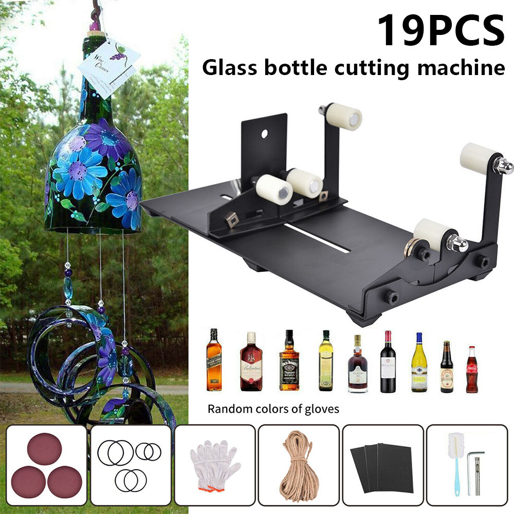 19Pcs 유리 병 커터 도구 광장 라운드 와인 맥주  - Wine Beer Holder 리뷰 및 가격