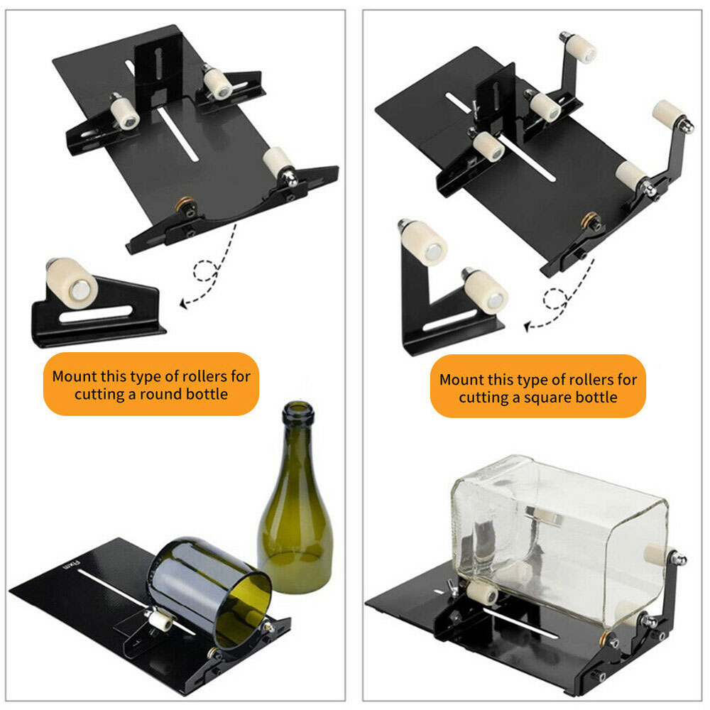 19Pcs 유리 병 커터 도구 광장 라운드 와인 맥주  - Wine Beer Holder 리뷰 및 가격