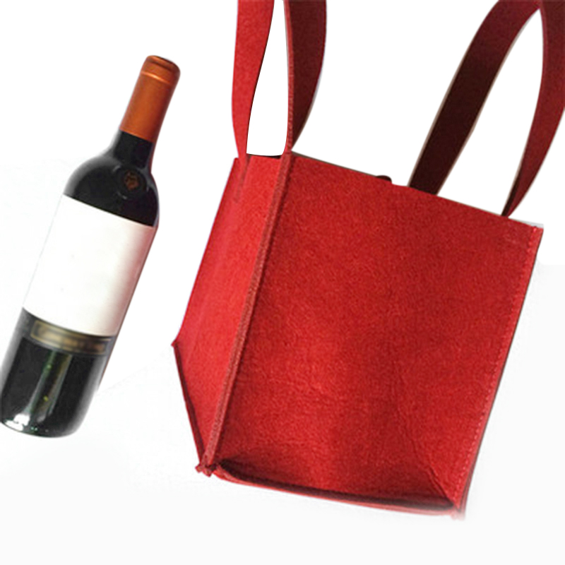 6칸 펠트 맥주 와인 보관 가방 (그레이 가죽 손잡이, - Wine Beer Holder 리뷰 및 가격