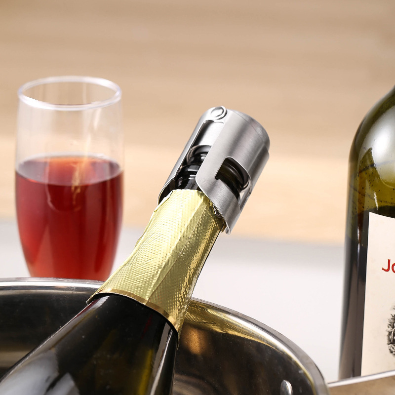 휴대용 스틸 샴페인 병 마개 반짝이는 누수 방지 와인  - Wine In Beer Bottle 리뷰 및 가격