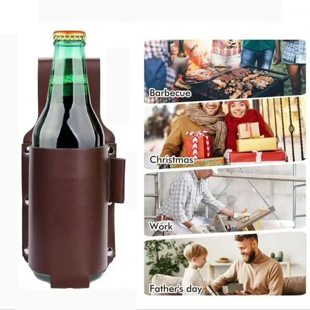 PU 가죽 맥주 병 허리 홀스터 허리 교수형 스타일 휴 - Wine Beer Holder 리뷰 및 가격