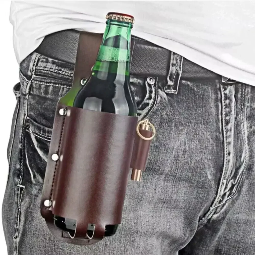 PU 가죽 맥주 병 허리 홀스터 허리 교수형 스타일 휴 - Wine Beer Holder 리뷰 및 가격