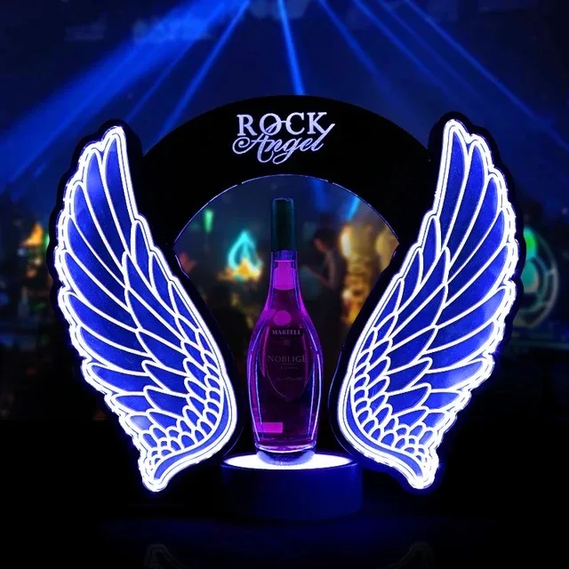 충전식 LED 반짝이 천사 날개 와인 샴페인 병 장식  - Wine In Beer Bottle 리뷰 및 가격
