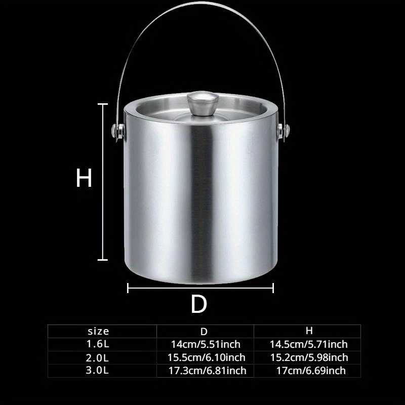 스테인레스 스틸 절연 아이스 버킷, 와인 맥주, 샴페인 - Wine Beer Holder 리뷰 및 가격