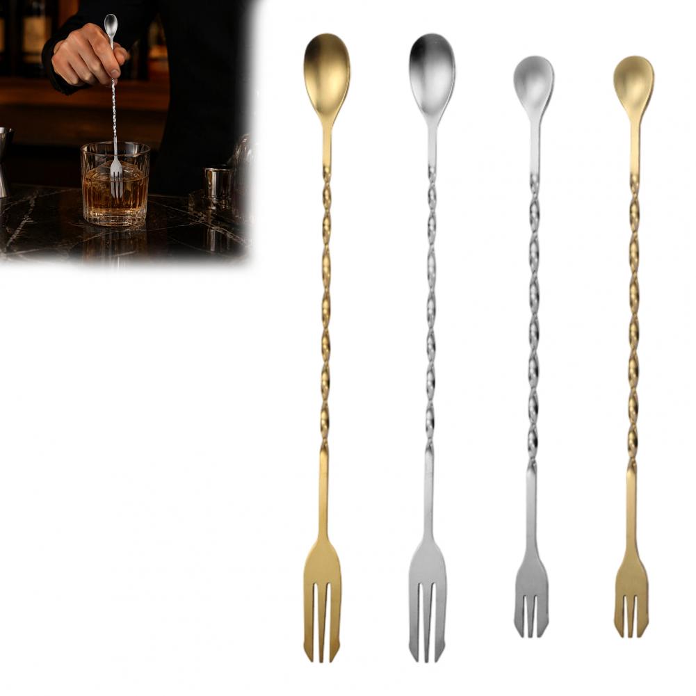 스테인리스 스틸 칵테일 스터러 롱 핸들 믹싱 스푼 스테 - Bar Spoon Twisted 리뷰 및 가격