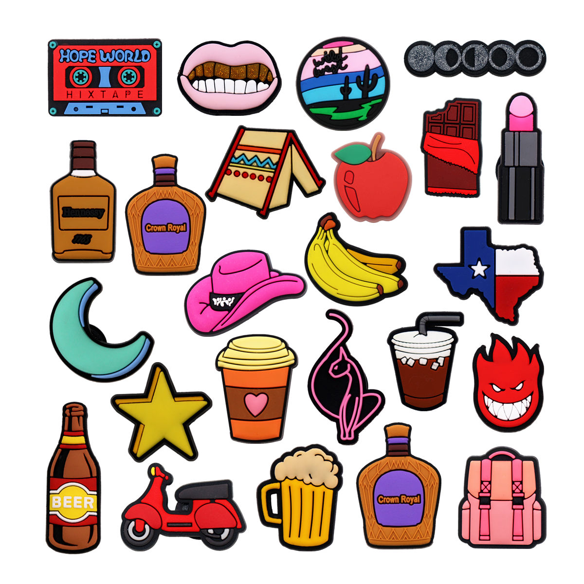 1개의 참신한 신발 장식 액세서리, 맥주, 와인, 음악 - Wine X Beer 리뷰 및 가격