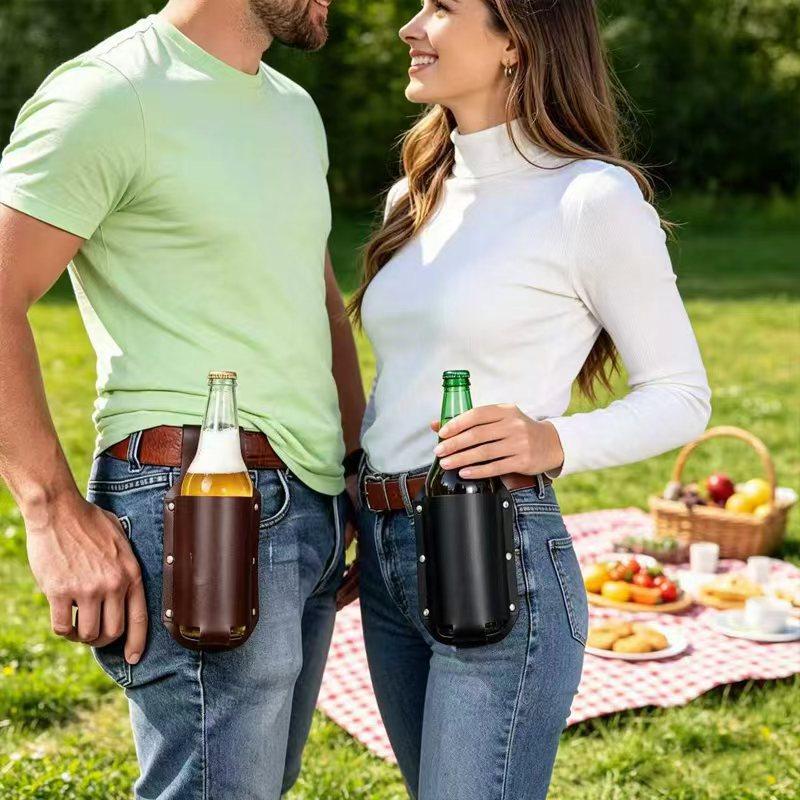튼튼한 구조와 간편한 벨트 부착 기능을 갖춘 가죽 맥주 - Wine In Beer Bottle 리뷰 및 가격