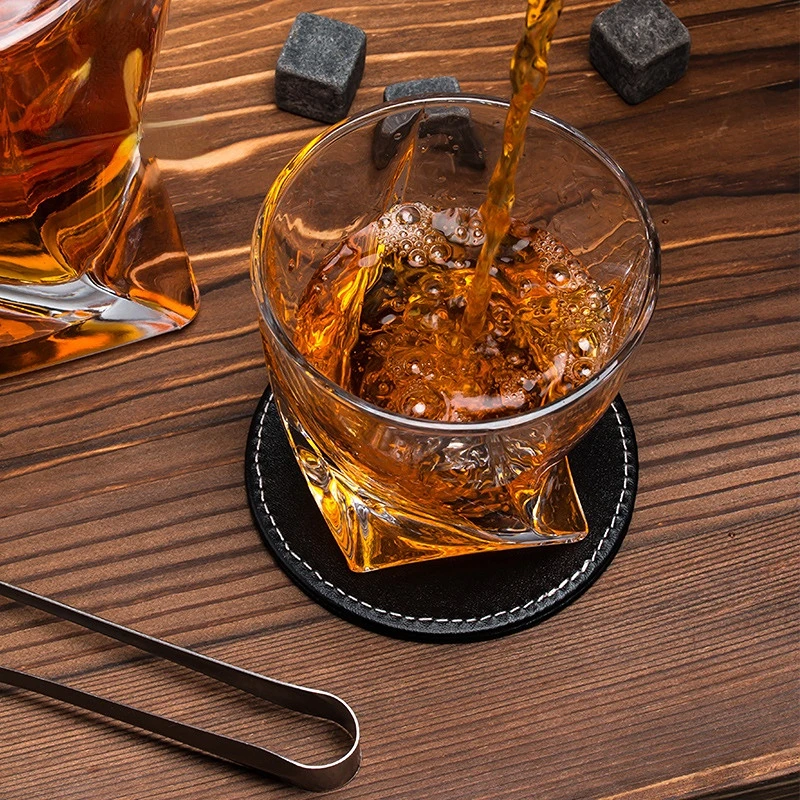 남성용 위스키 디캔터 및 스톤 선물 세트 - 크리스탈  - Whiskey Stone Set 리뷰 및 가격