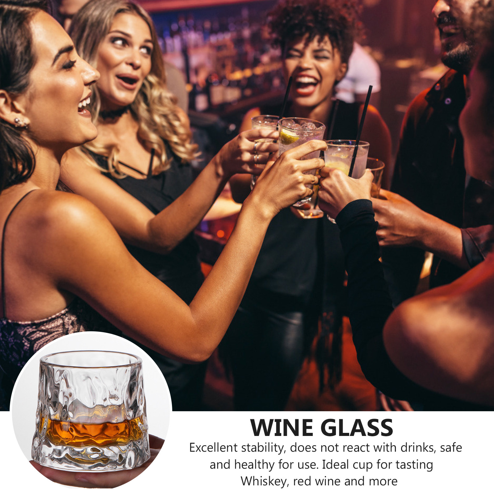 1개입 망치질 마감 와인잔 프리미엄 두꺼운 바닥 위스키 - Wine Beer Glass 리뷰 및 가격