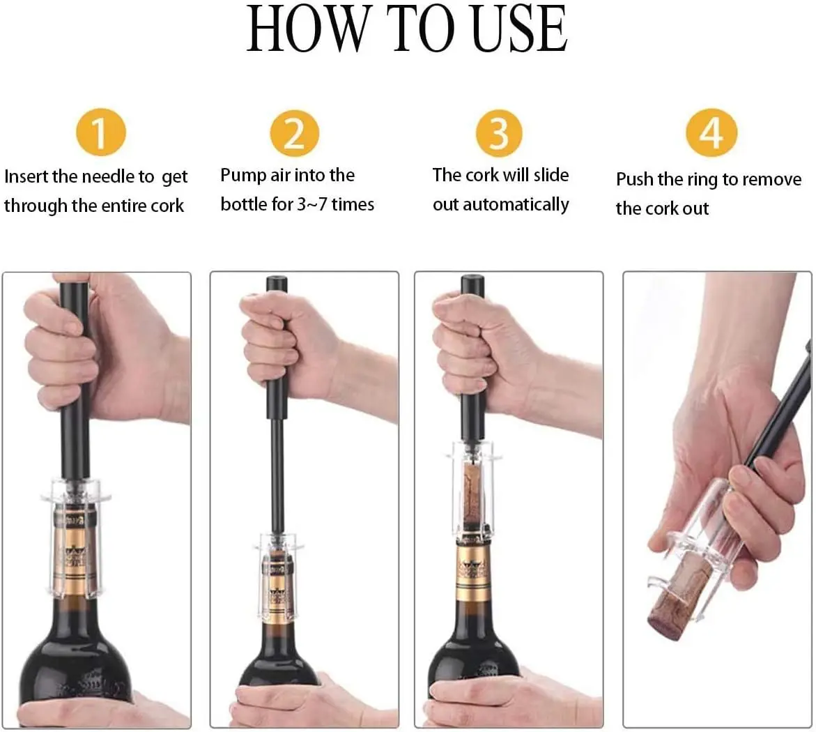 공기 펌프 와인 병따개 공기 압력 진공 와인 스토퍼 맥 - Wine In Beer Bottle 리뷰 및 가격